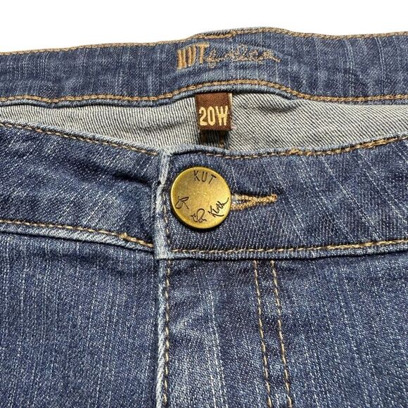 Kut from the Kloth Denim Shorts Blue Plus Size 20W - Picture 10 of 15